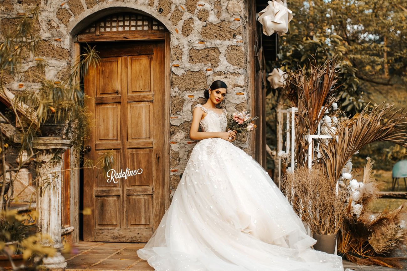 MGM Ranch editorial photo shoot for wedding gown designer Adam Balasa