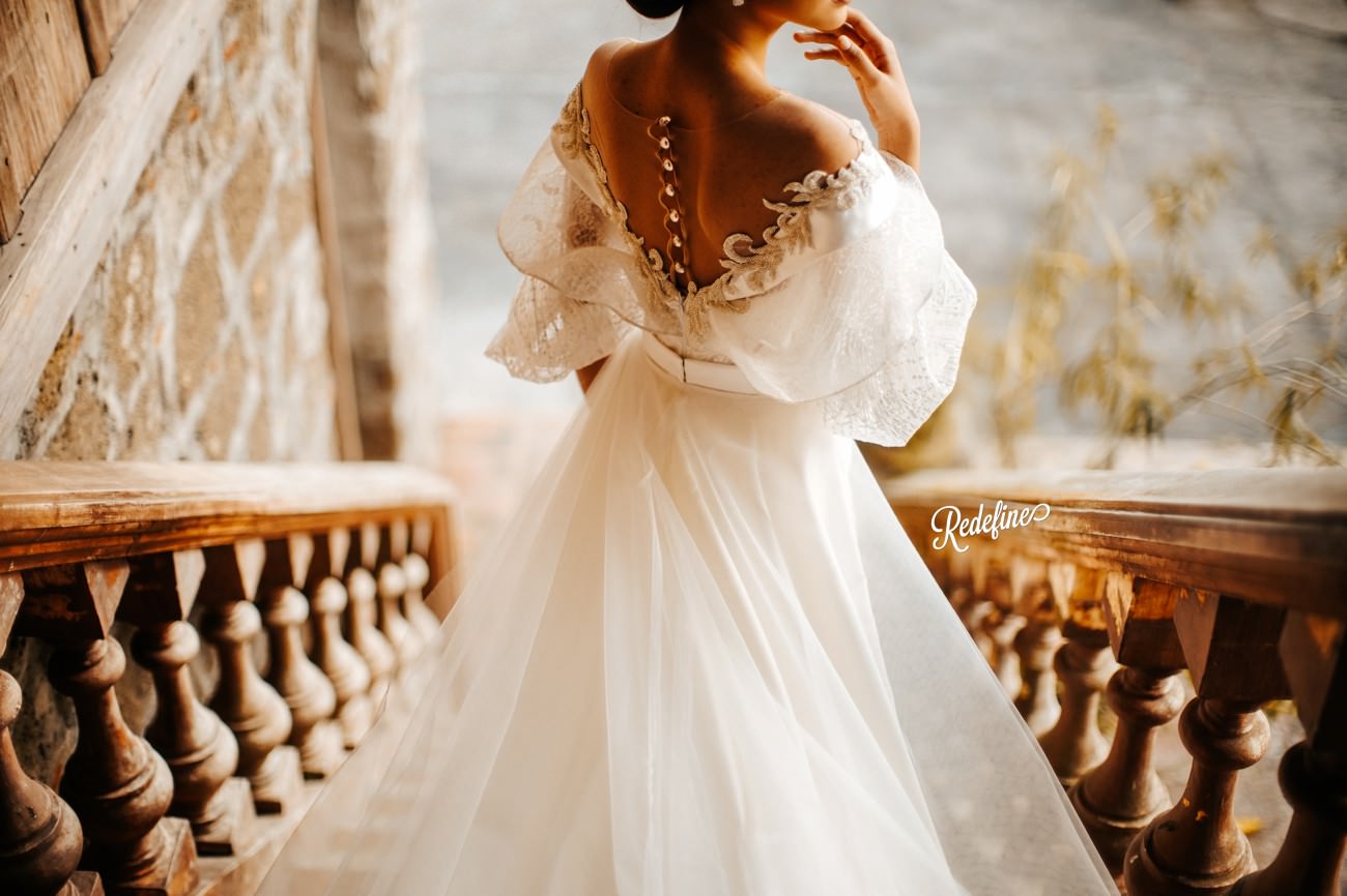 MGM Ranch editorial photo shoot for wedding gown designer Adam Balasa