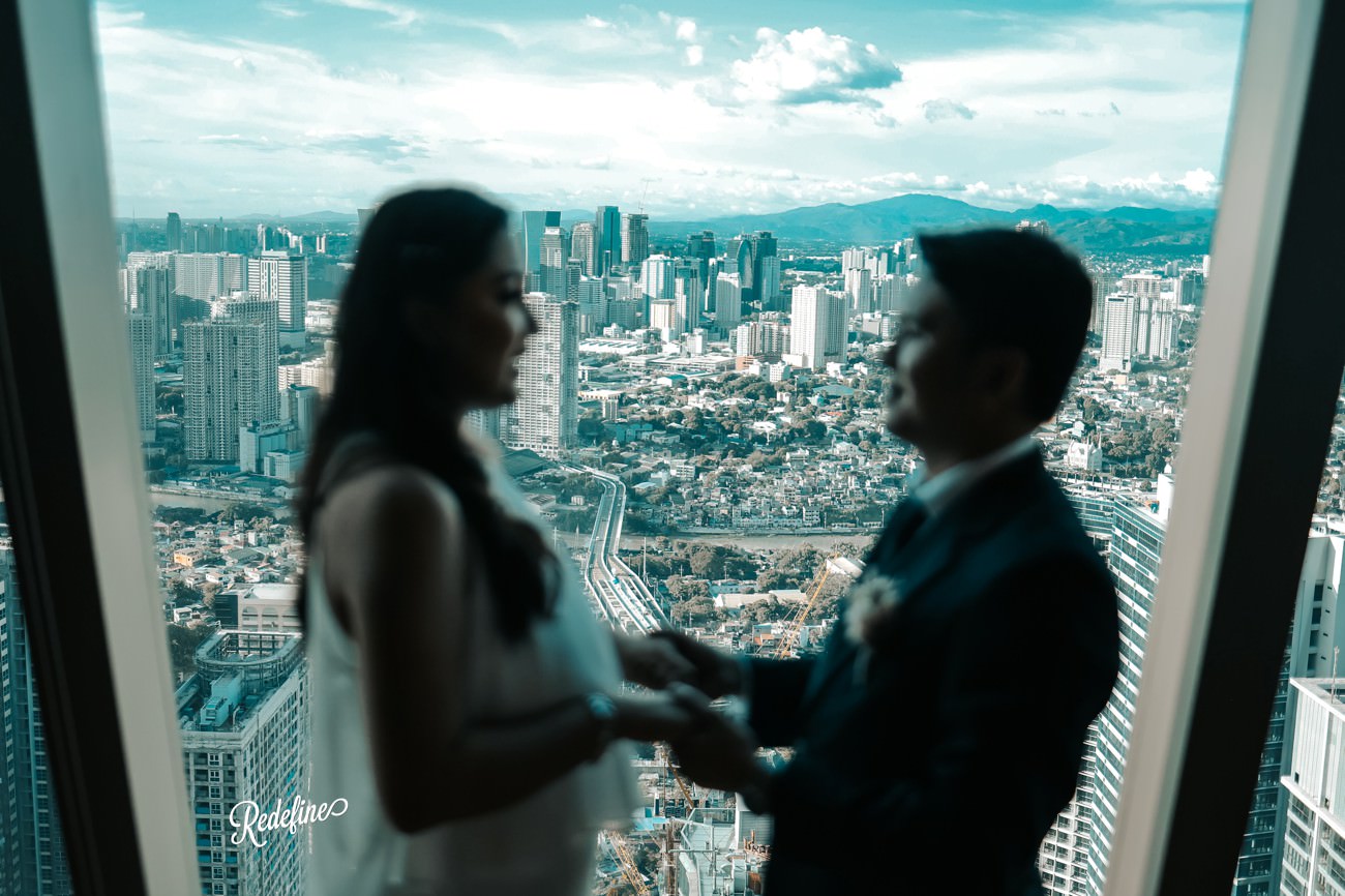 Modern Photographer based in the Philippines Redefine Grand Hyatt BGC The Peak Wedding