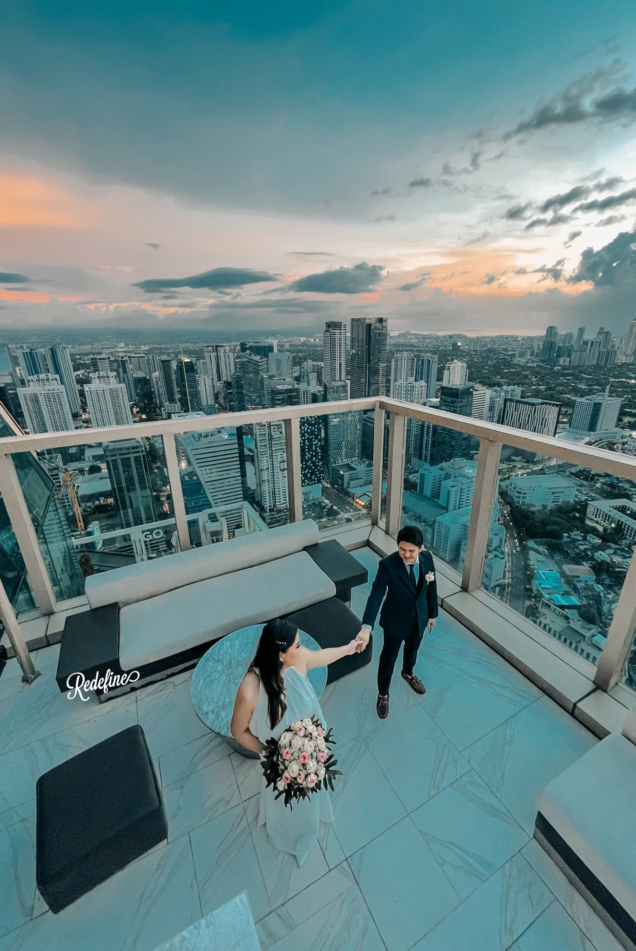 Modern Photographer based in the Philippines Redefine Grand Hyatt BGC The Peak Wedding