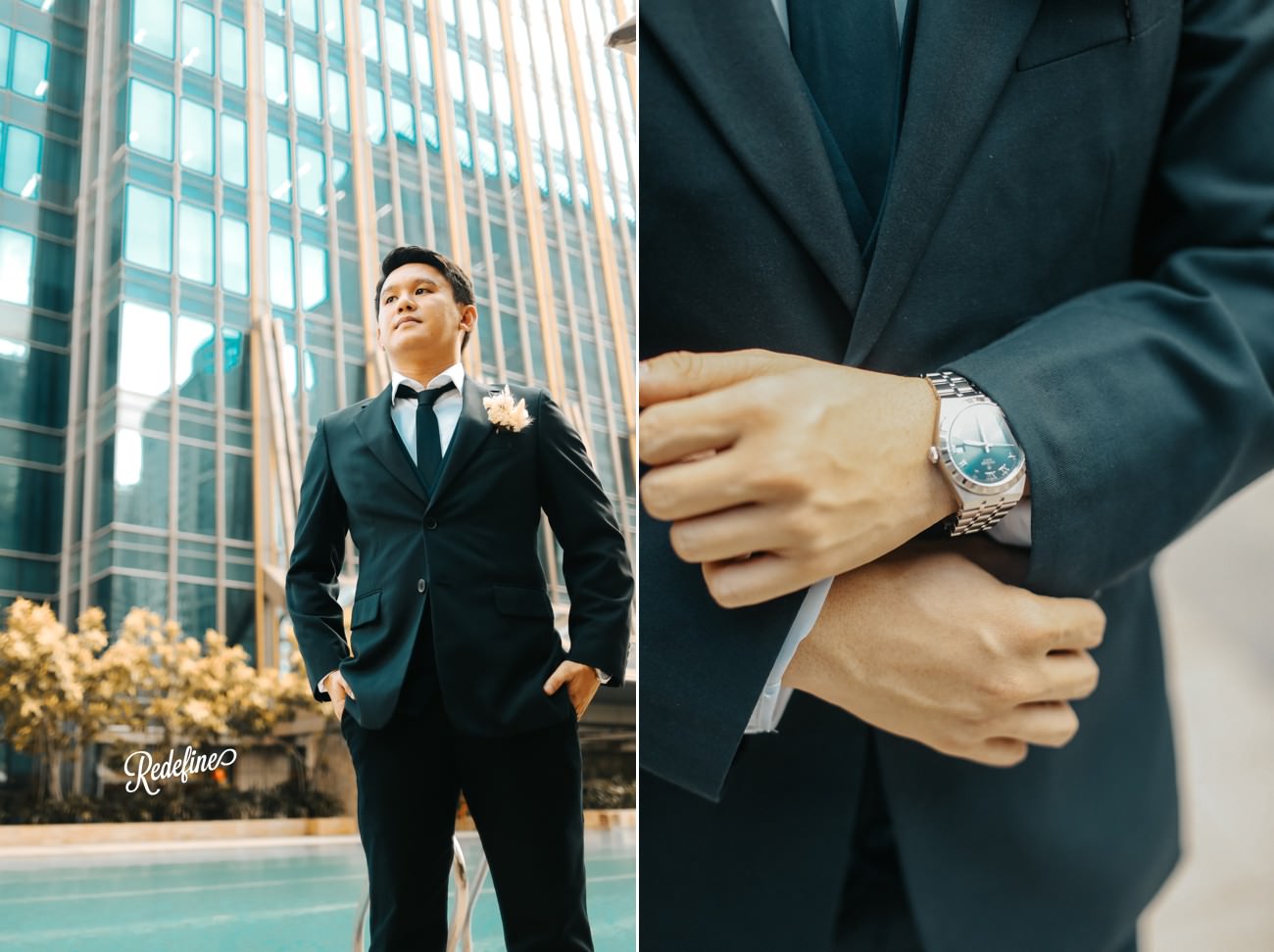 Modern Photographer based in the Philippines Redefine Grand Hyatt BGC The Peak Wedding